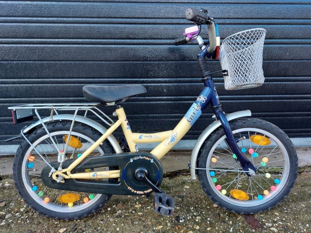16 inch Girls meisjesfiets, 16 tot 20 inch, Girls, Niet ingevuld, Niet ingevuld
