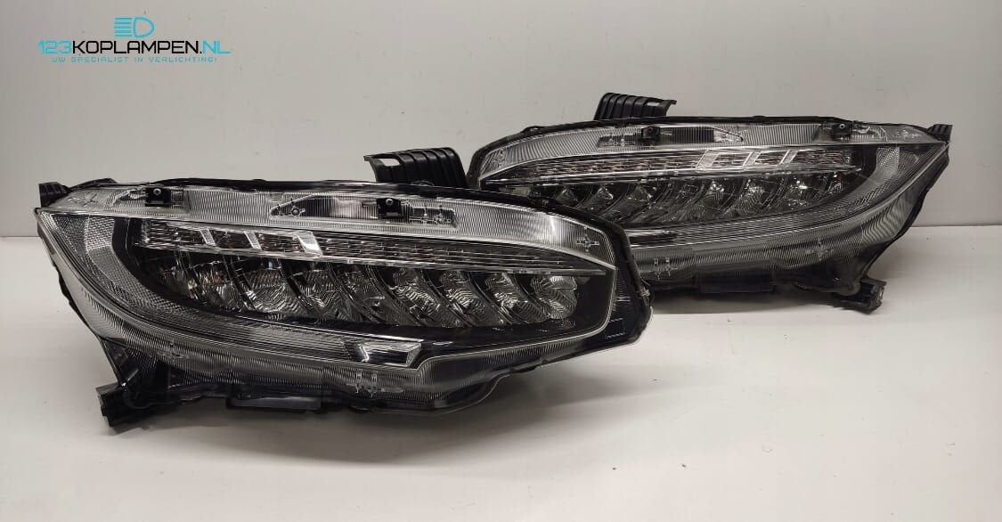 Honda Civic X Full Led Koplamp links rechts, Auto-onderdelen, Verlichting, Honda, Gebruikt, -, -