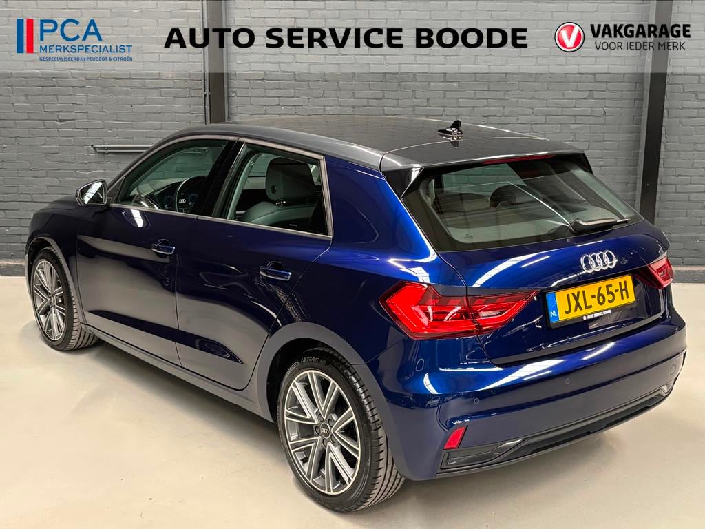 Audi A1 Sportback 25 TFSI (95 pk) Advanced edition automaat, Stof, Euro 6, 95 pk, Blauw