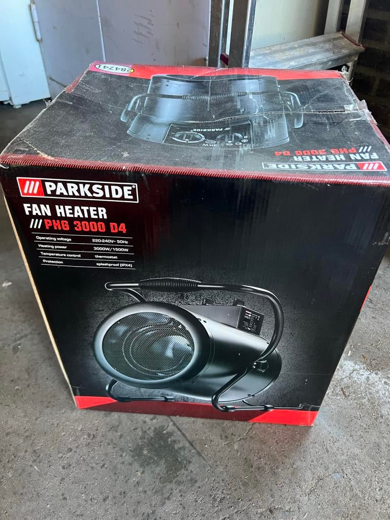 Parkside PHG 3000 D4 Heater/Droger 3000W, Ophalen, Zo goed als nieuw