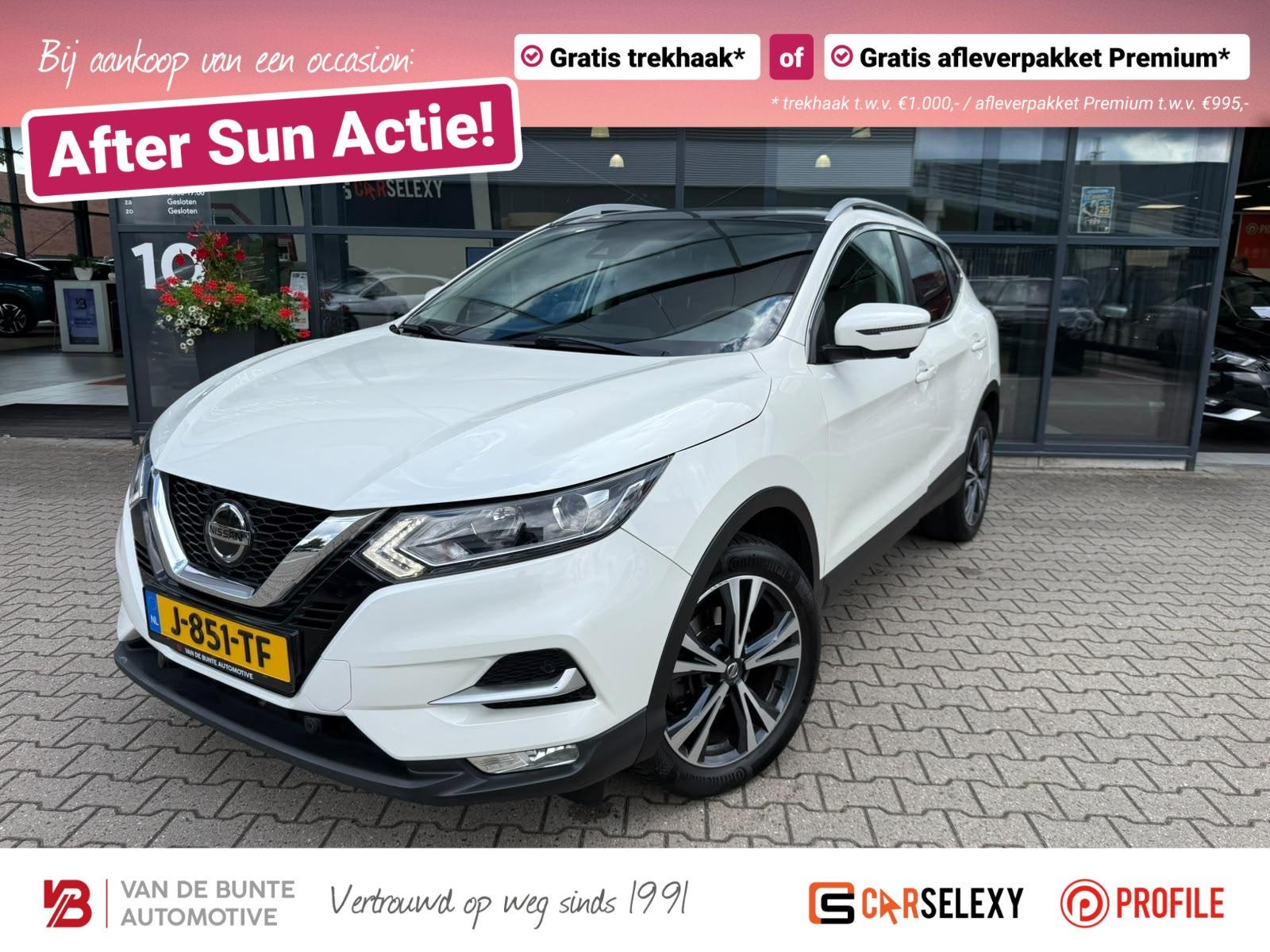 Nissan Qashqai 1.3 DIG-T N-Connecta *Trekhaak & Navigatie*, Auto diversen, Netherlands@nissan-services.eu, Wit, Nissan Nederland BV