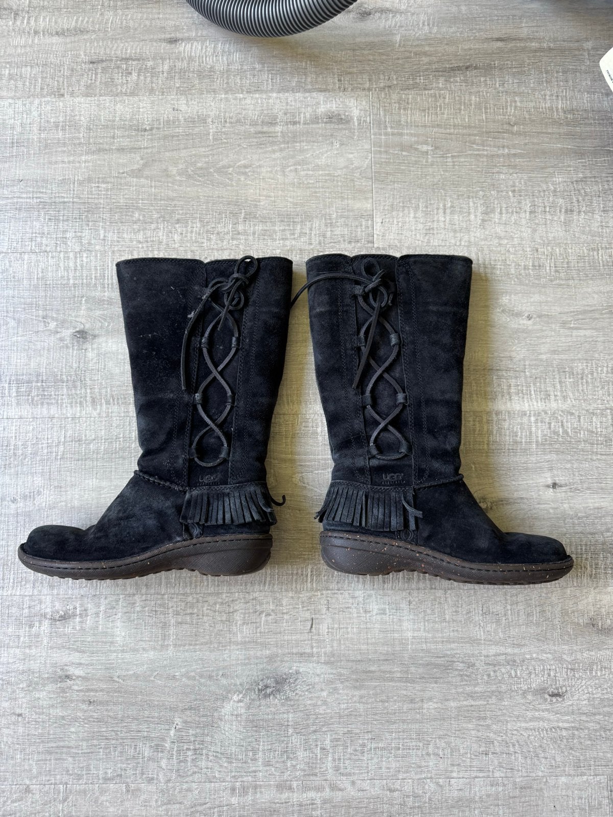 Ugg Australia Desoto 5750 W/BL Laarzen Zwart Maat 37, Ophalen of Verzenden, Gedragen, Zwart, Hoge laarzen