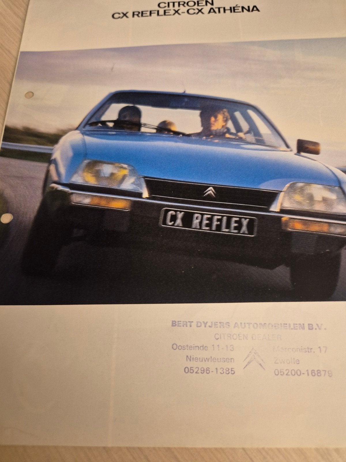 1978 Nederlands Citroën CX serie I Reflex Athena 2 liters, Ophalen of Verzenden, Citroën