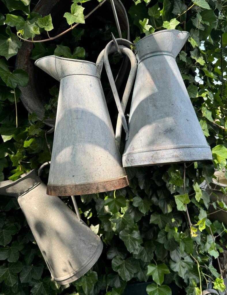 Waterkannen zink brocante, Ophalen of Verzenden