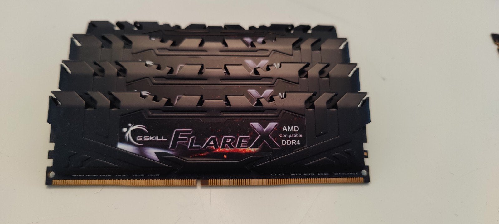 G.Skill Flare X DDR4 RAM 64GB (4x16GB) 2400MHz, Computers en Software, RAM geheugen, Server, DDR4, Ophalen of Verzenden, Zo goed als nieuw