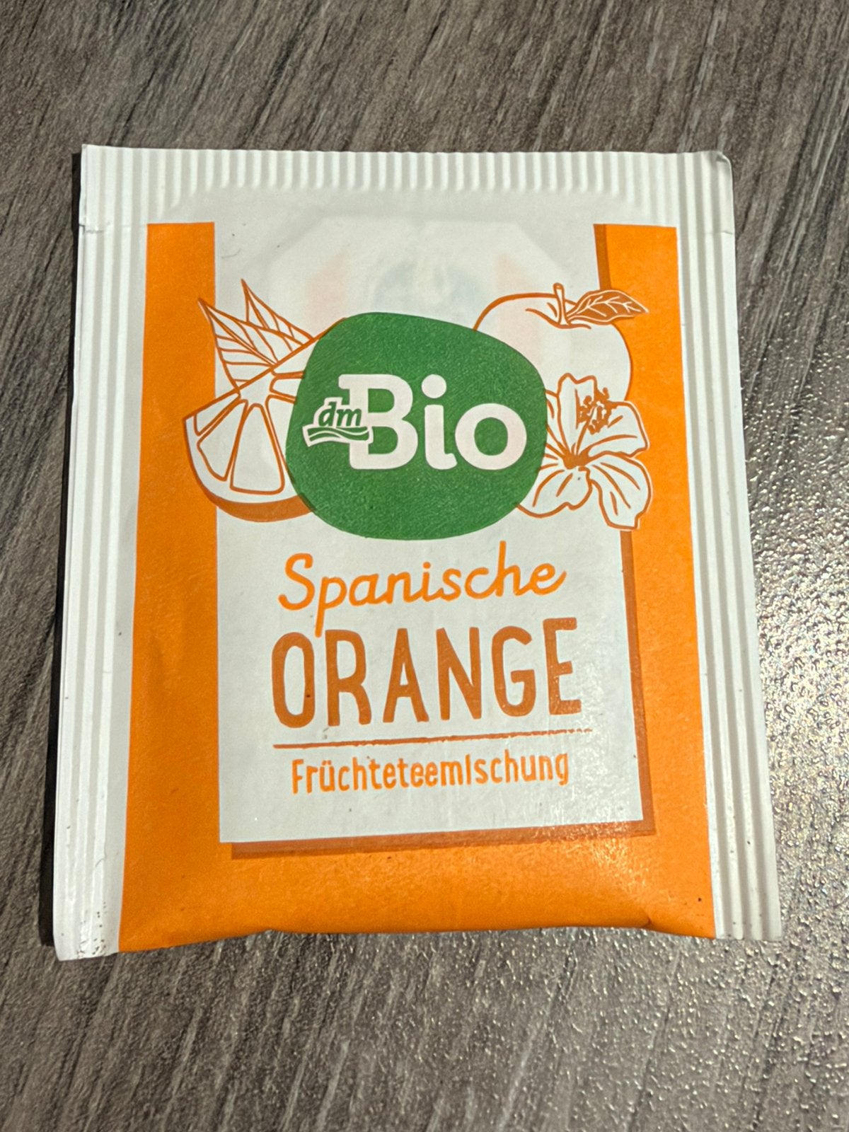 Dm Bio spanishe orange theezakje vol Duitsland, Hobby en Vrije tijd, Ophalen of Verzenden, Theezakje(s), Vol