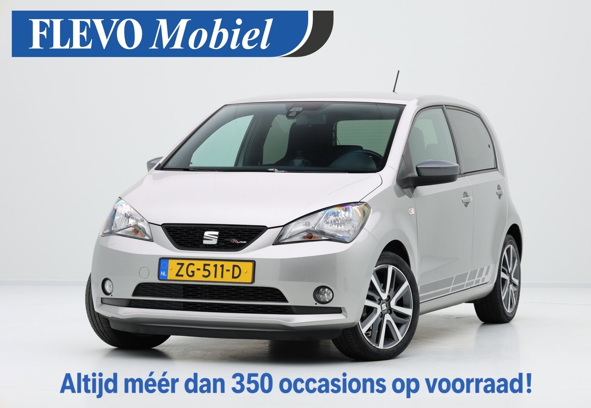 Seat Mii 1.0 FR-Line 5-drs LMV|Airco, Auto's, Voorwielaandrijving, Dealer onderhouden, Gebruikt, Euro 6