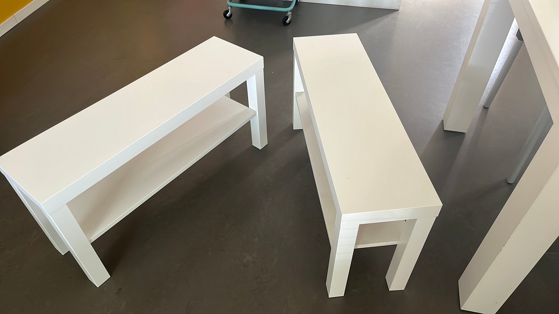Ikea Lack tv-tafel/bijzettafel, Gebruikt, Modern strak, 75 cm of meer, Rechthoekig