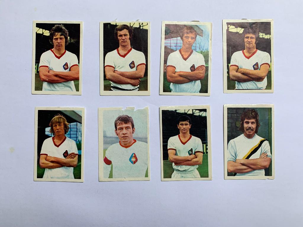 voetbalplaatjes Telstar Vanderhout 1971-1972, Verzamelen, Verzenden, Gebruikt, Overige binnenlandse clubs, Poster, Plaatje of Sticker