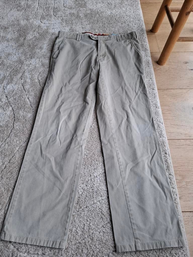 Meyer MT 50 New York Chino Broek, Beige, Meyer, Overige maten, Ophalen of Verzenden