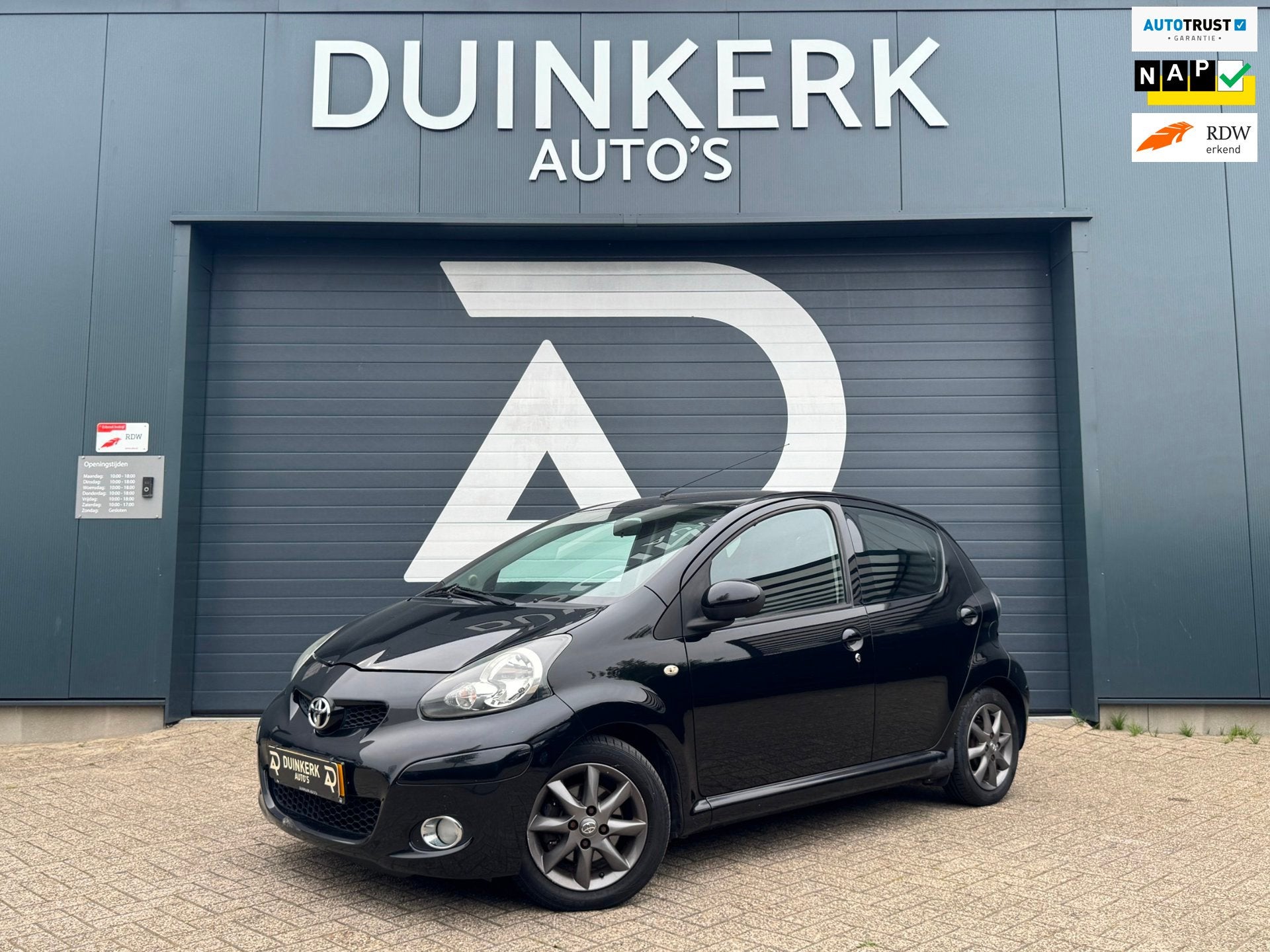 Toyota Aygo 1.0-12V Dynamic Navigator | Airco | Elektrische, Voorwielaandrijving, Euro 5, Gebruikt, Zwart