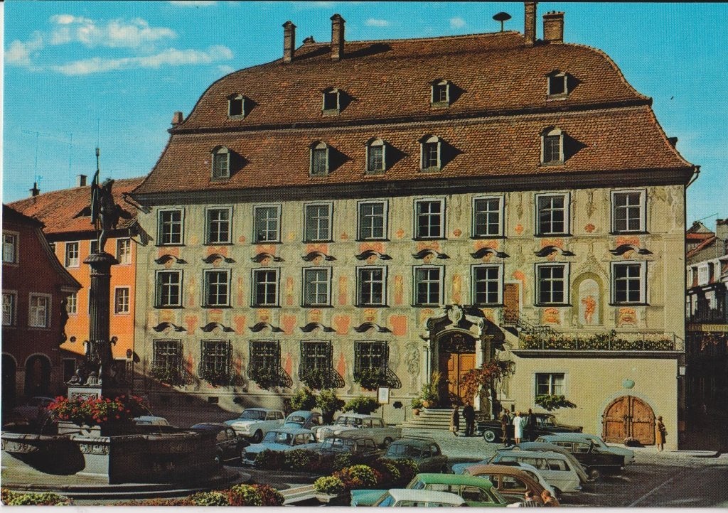 Duitsland, Lindau met auto's oa Mercedes W110 Heckflosse, Ophalen of Verzenden, 1960 tot 1980, Ongelopen, Duitsland