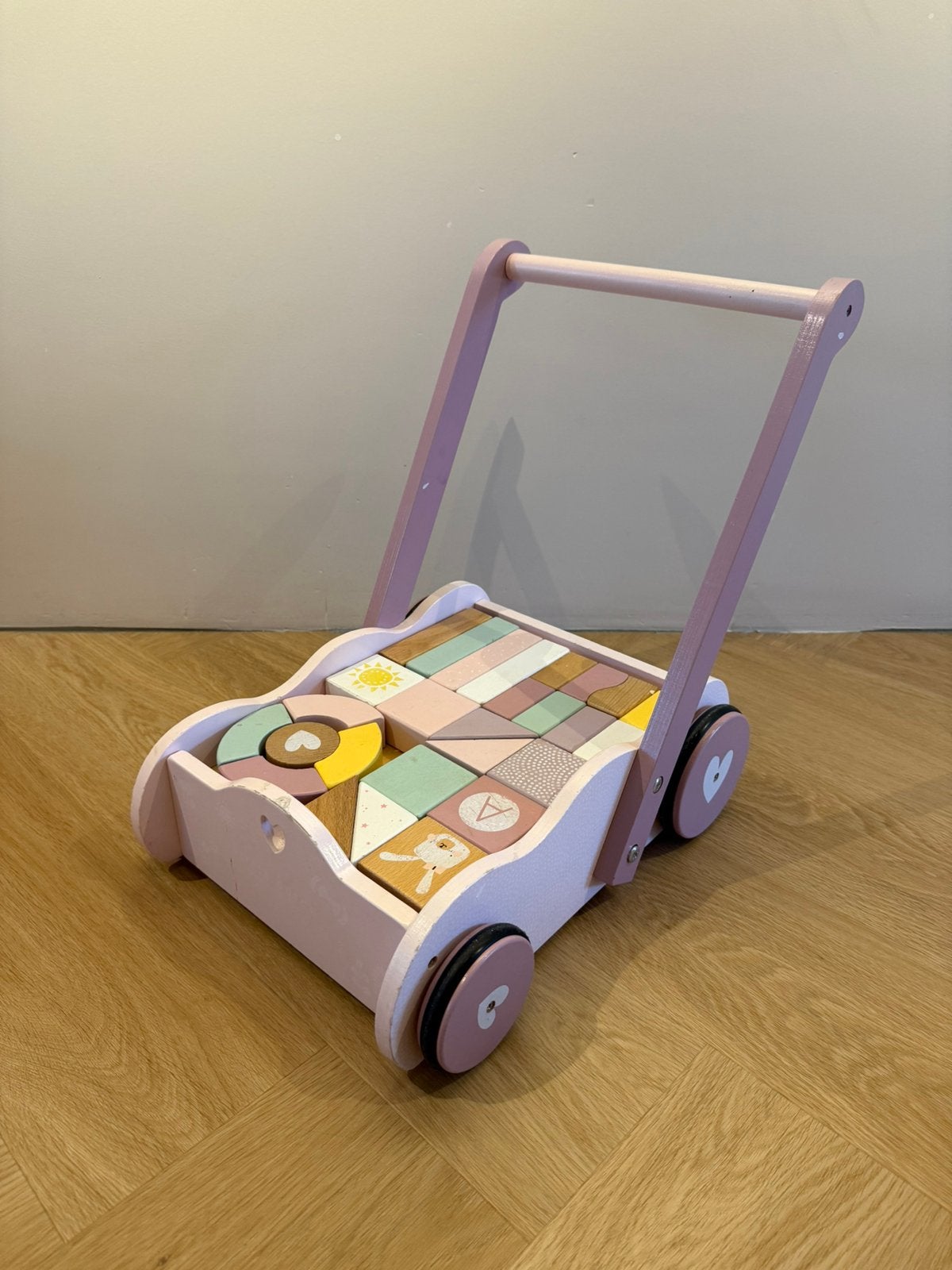 Blokkenkar little dutch, Kinderen en Baby's, Speelgoed | Houten speelgoed, Ophalen, Gebruikt