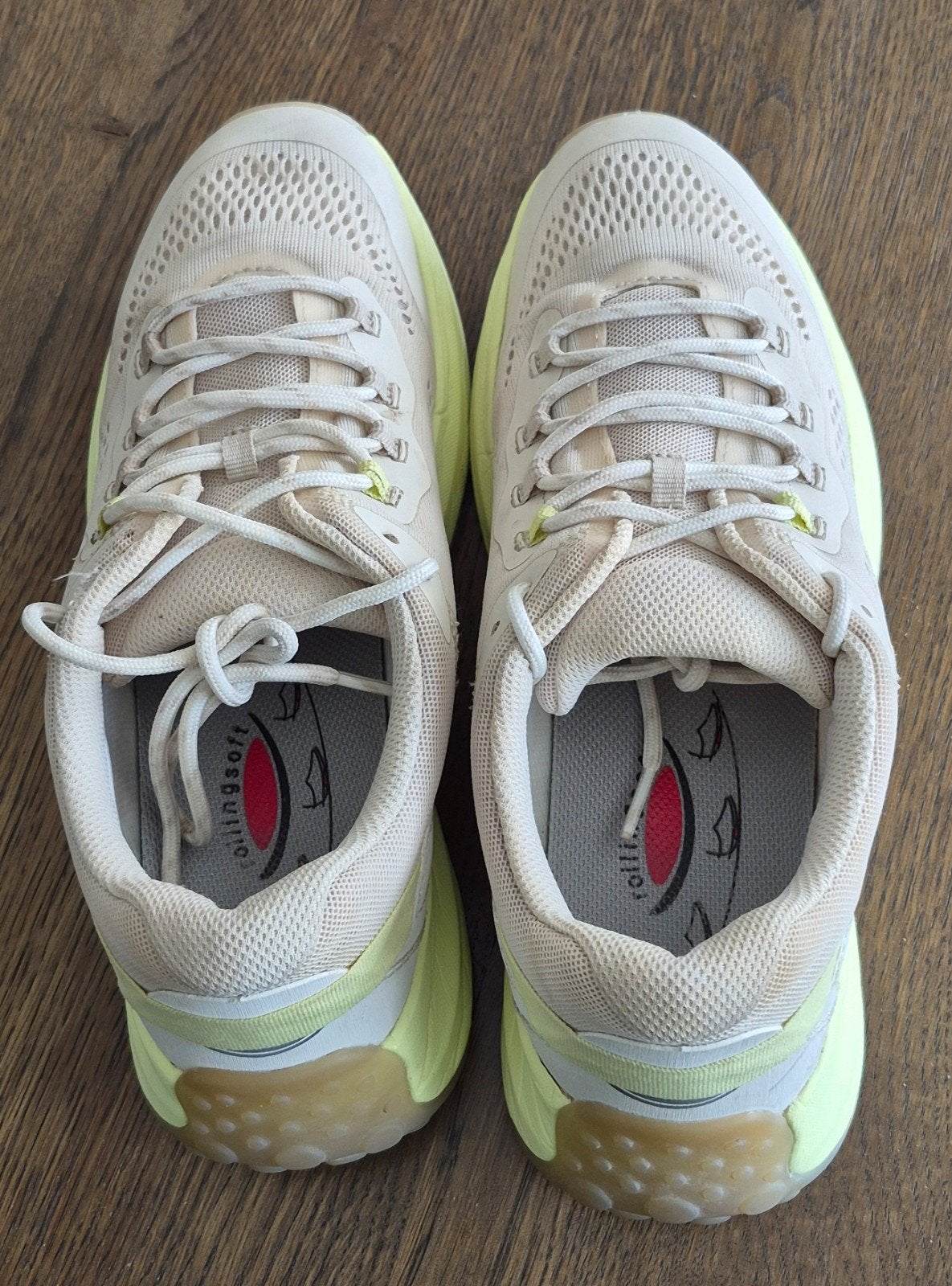 Gabor Rollingsoft schoenen maat 40,5 beige zandkleurig, Beige, Gabor, Ophalen of Verzenden, Sneakers of Gympen