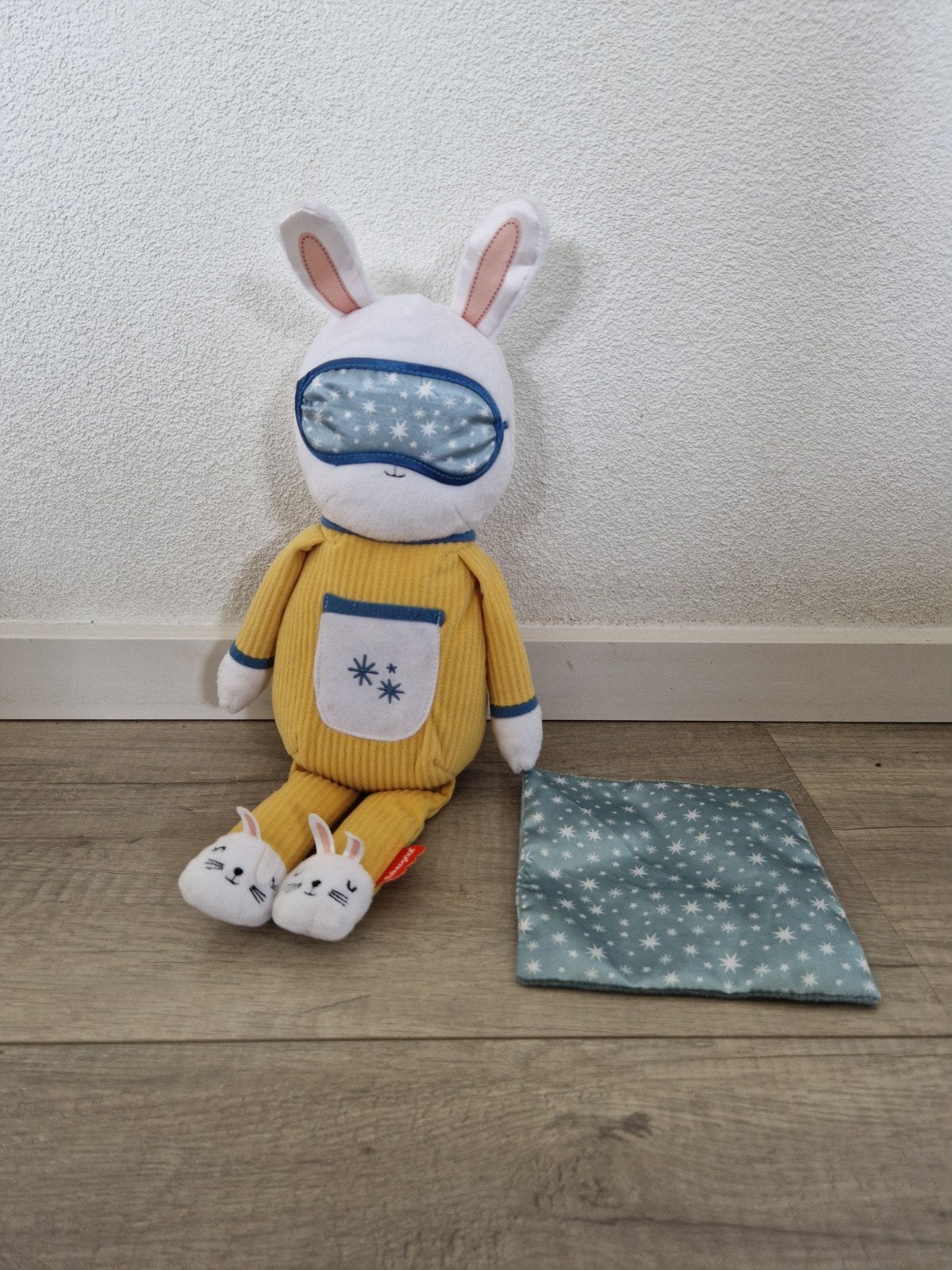 Fisher price knuffel konijn geluid licht hoppy dreams slapen, Ophalen of Verzenden, Zo goed als nieuw, Speelset
