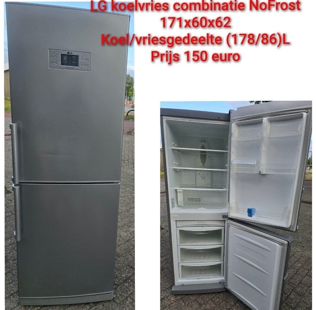 koelkasten vriezers magnetron, Witgoed en Apparatuur, Koelkasten en IJskasten, Ophalen, Zonder vriesvak