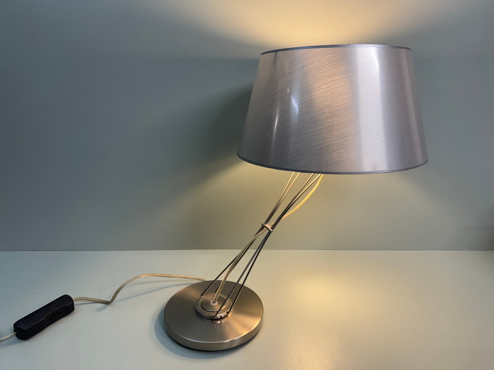 Lumina Design Tafellamp - Modern Zilverkleurig, Zo goed als nieuw, Metaal, Minder dan 50 cm, ?