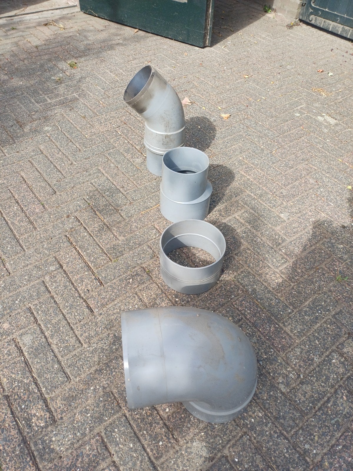 pvc hulpstukken, Doe-het-zelf en Verbouw, Buizen en Afvoer, Bochten, Pvc, Nieuw, Ophalen of Verzenden