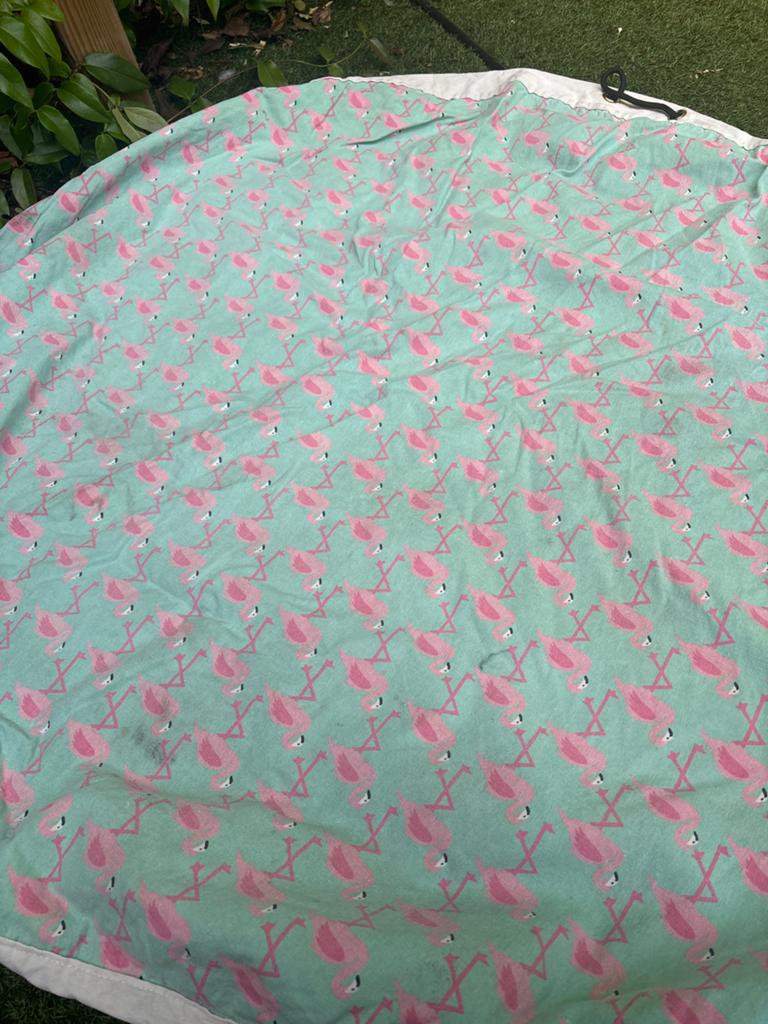 Play and go Speelkleed/Picknickkleed met flamingo print, Ophalen, Zo goed als nieuw