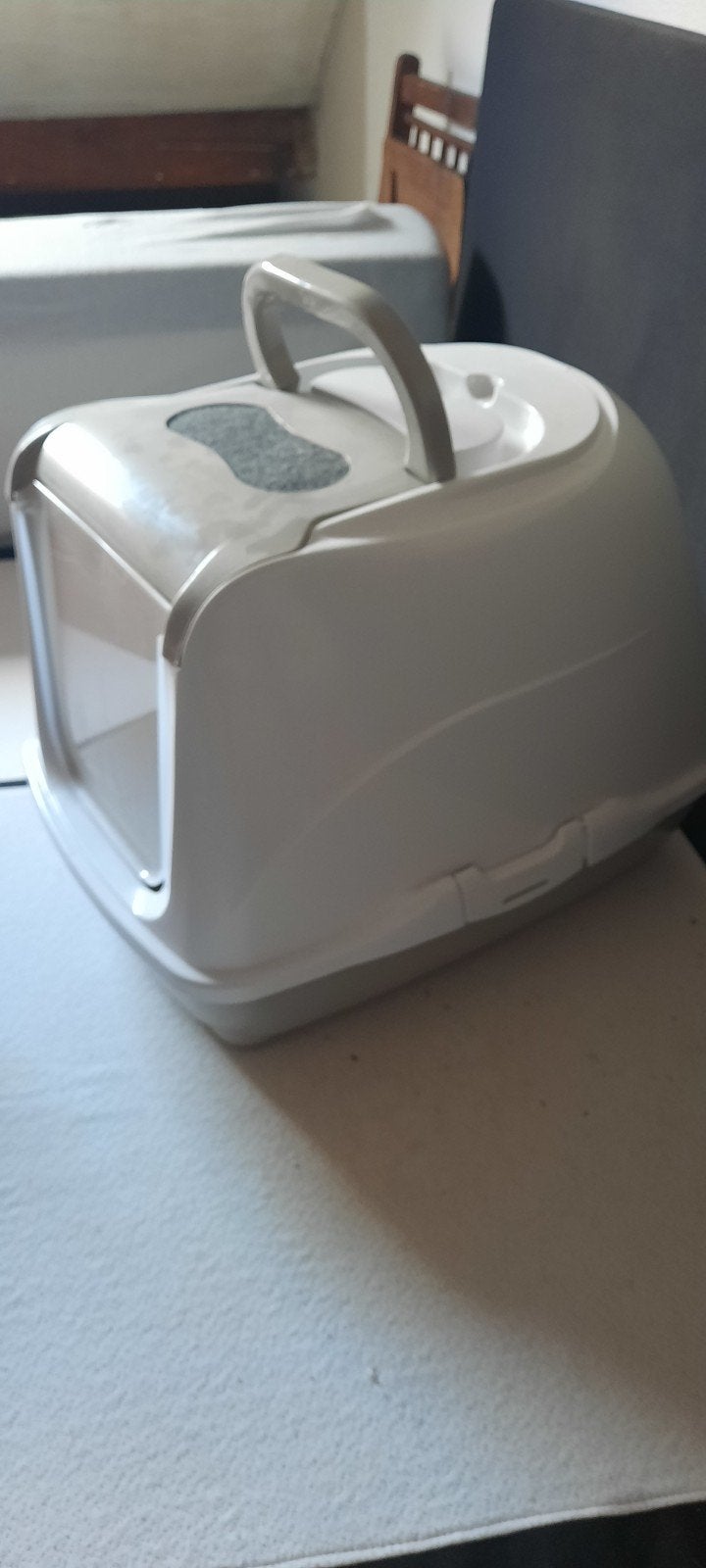kattenbak, Ophalen, Gebruikt