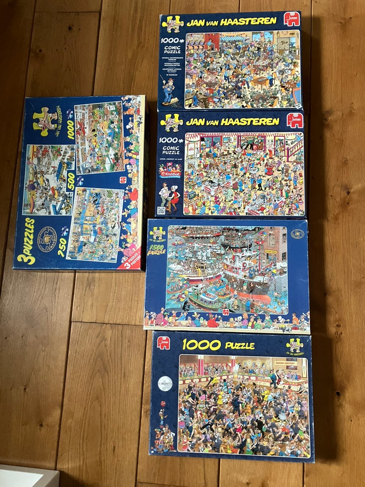 Van Haasteren puzzels, leuke set of per stuk, Ophalen of Verzenden, 500 t/m 1500 stukjes, Zo goed als nieuw