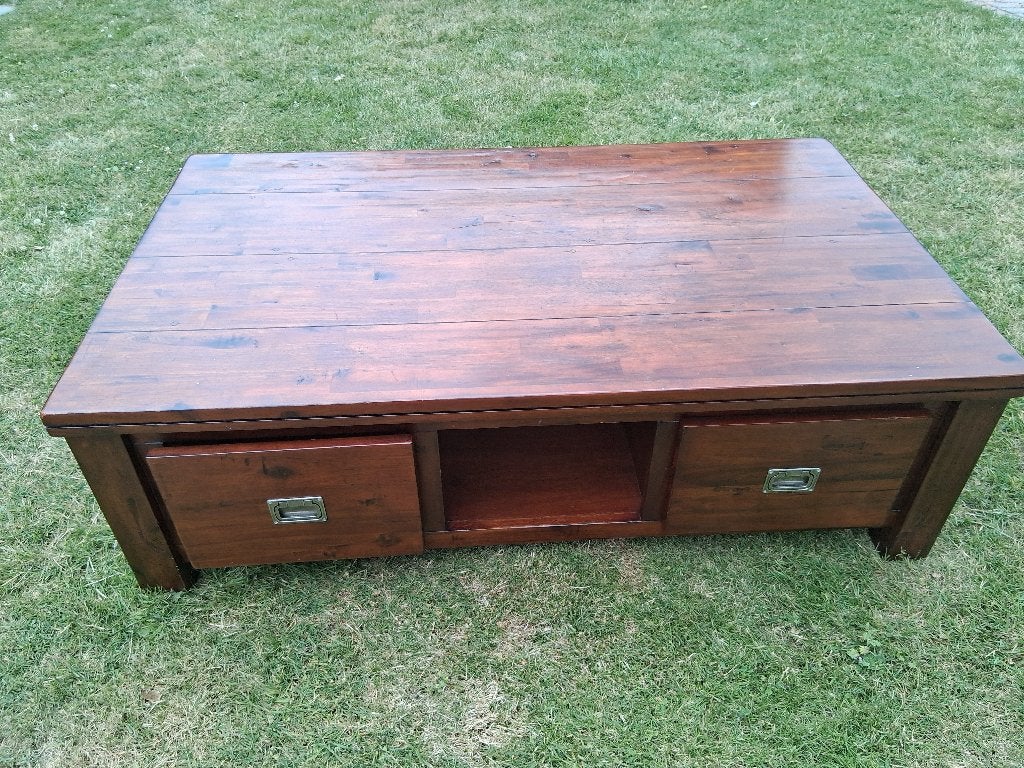 salontafel. 1,25 - 0.75 - 0,40 m, Huis en Inrichting, Tafels | Salontafels, Ophalen, Gebruikt, 100 tot 150 cm, 50 tot 100 cm
