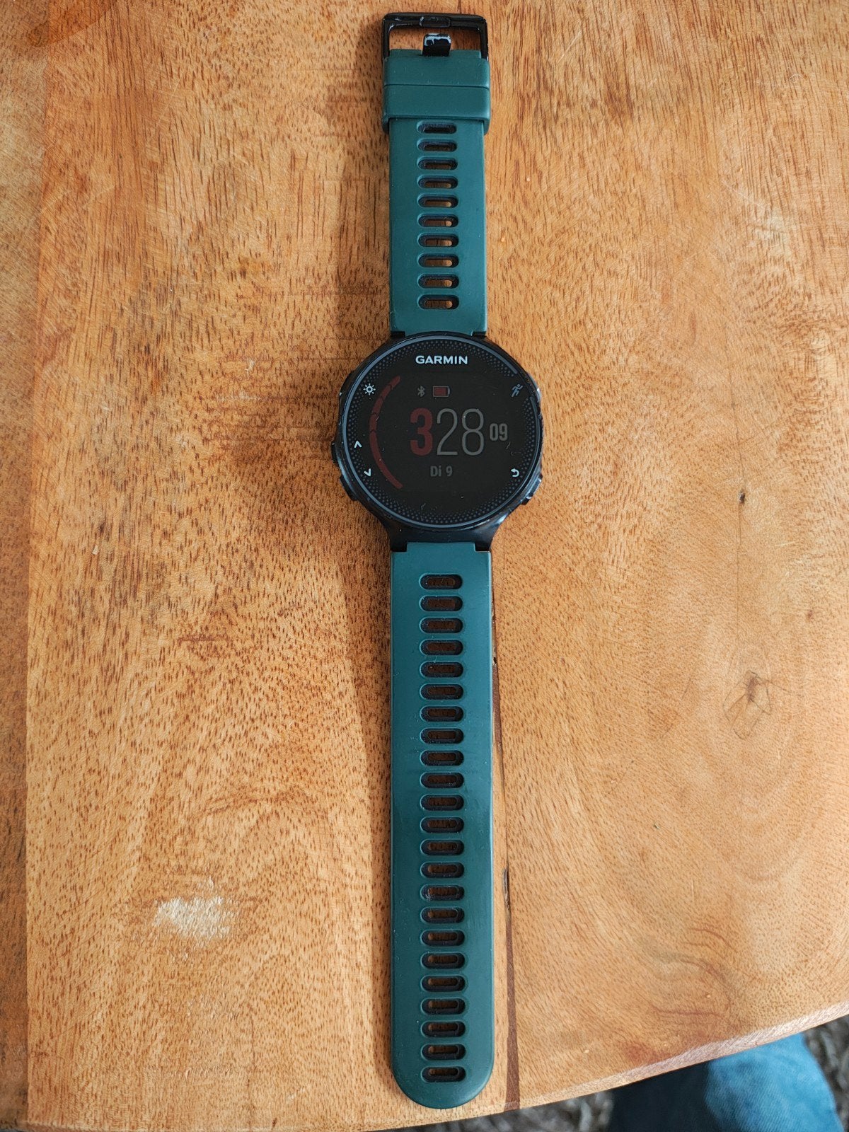 Garmin Forerunner 235 - Zwart met Groene Band, Gebruikt, Zwart, Garmin, Ophalen of Verzenden