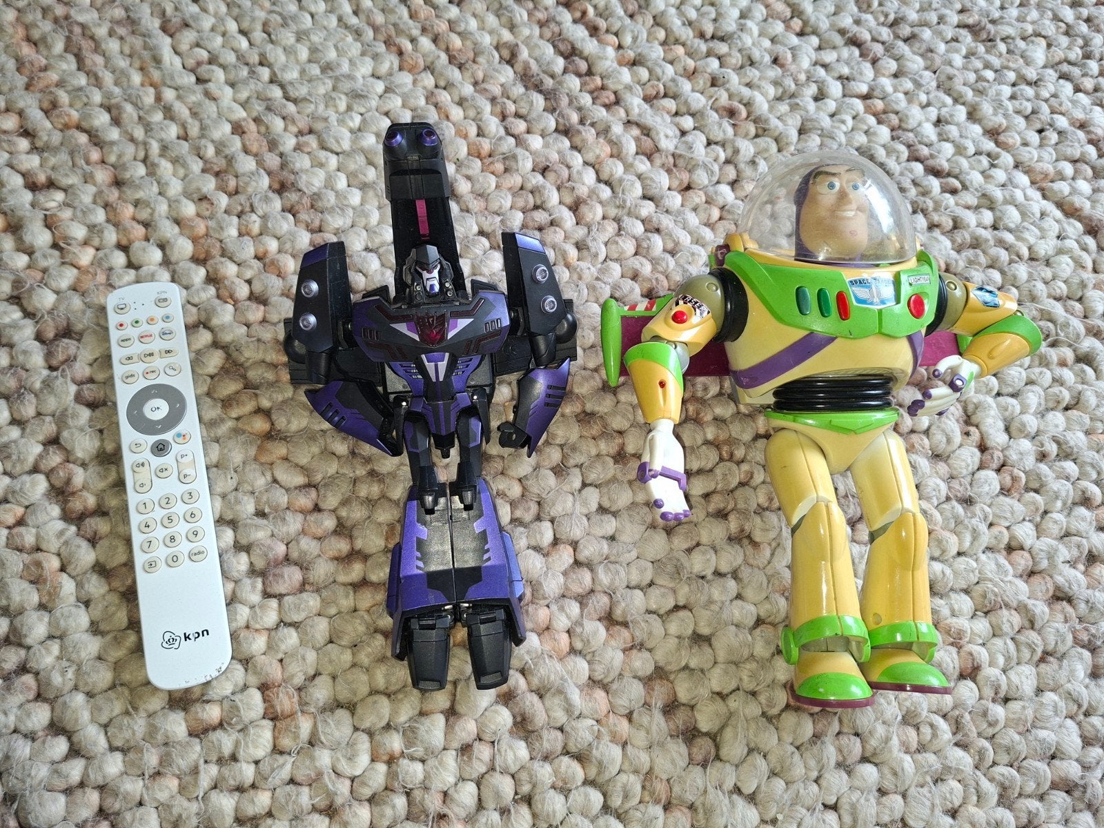 Buzz Lightyear en Transformer met geluidseffecten, Ophalen of Verzenden