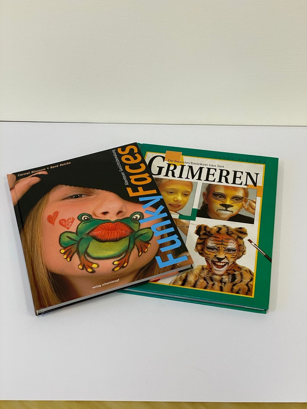 2 Schminkboeken: Funky Faces & Het Grimeren - Voor Feestjes, Ophalen, Gelezen, Overige onderwerpen, Geschikt voor kinderen
