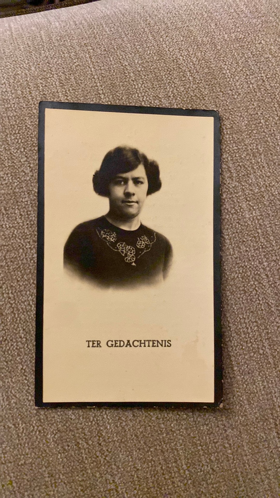 Maria A van Beers 1921 Boxtel 1943 Den Bosch, Ophalen of Verzenden