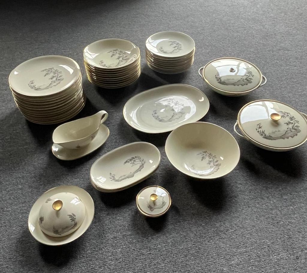 Heinrich & Co Selb Bavaria Servies met Landschap, Antiek en Kunst, Ophalen of Verzenden