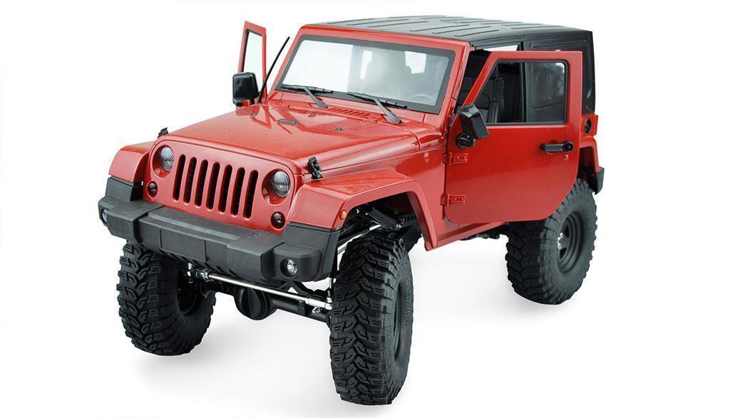 22150 AMXROCK CRAWLER WILD /Rood of geel REALISTIC SCALED BO, Ophalen of Verzenden, Nieuw, Overige schalen, Auto offroad