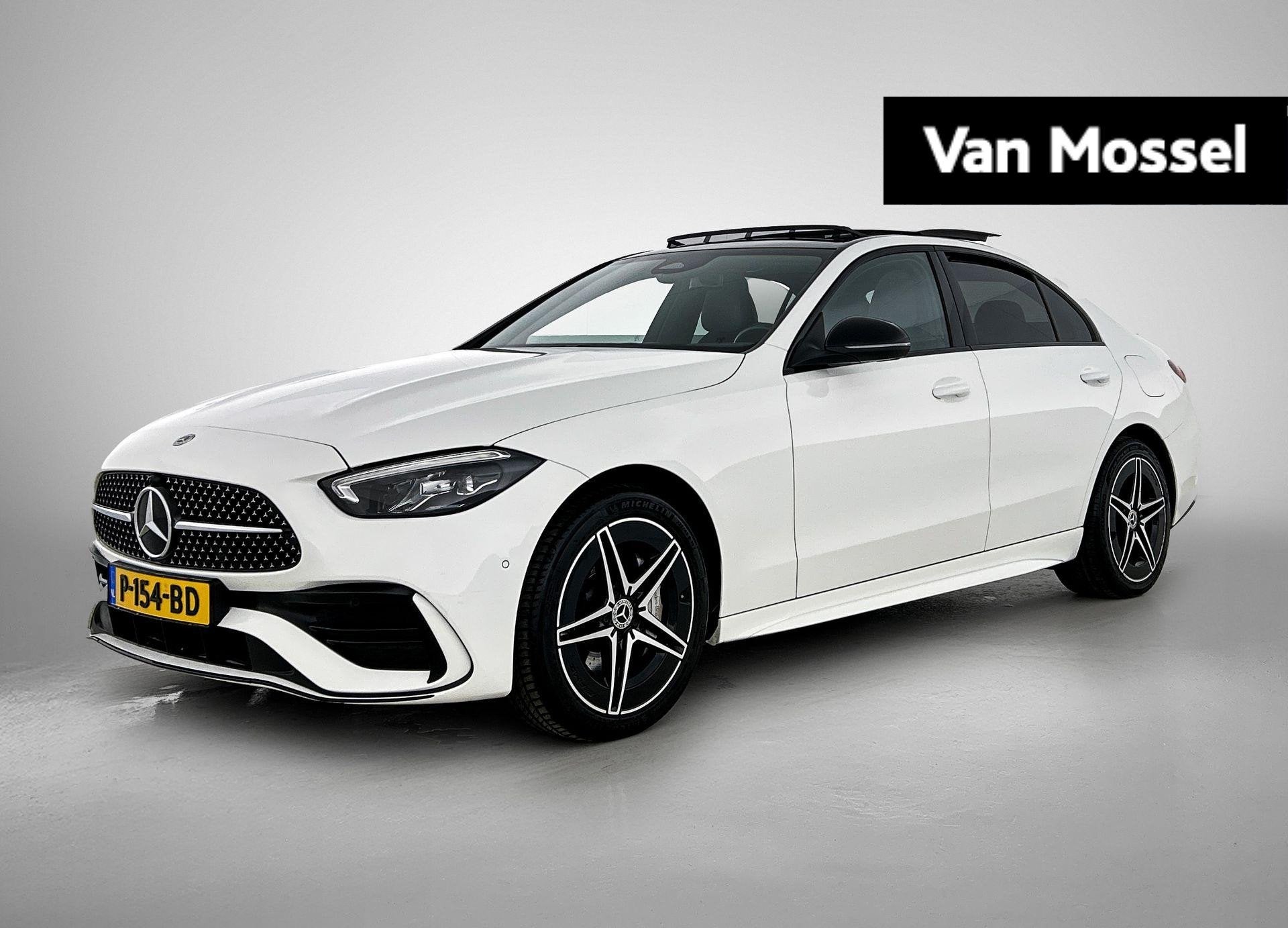 Mercedes-Benz C-klasse 300 e AMG Line 313PK | Automaat | Ele, Auto's, Automaat, 12 maanden, Achterwielaandrijving, 4 cilinders