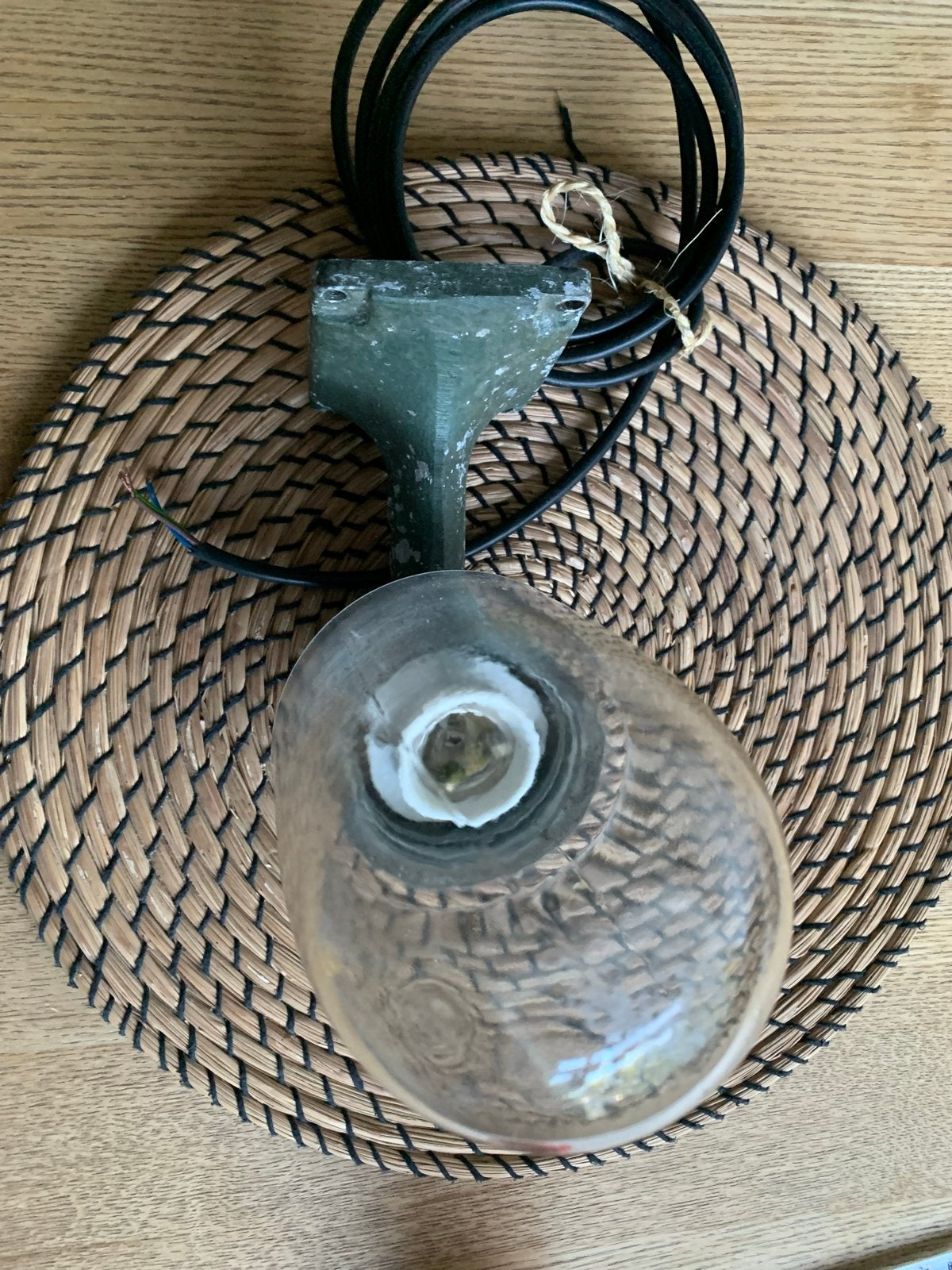 Vintage industriële wandlamp/plafondlamp, Ophalen of Verzenden
