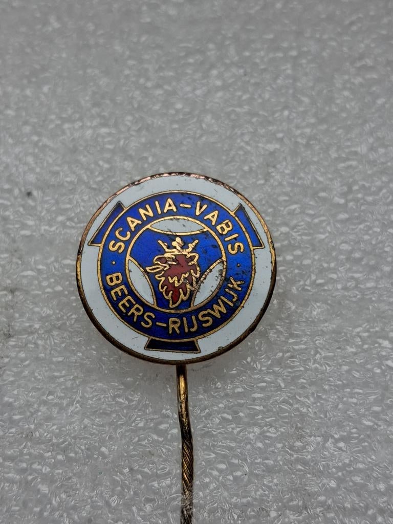 Speldje Scania-Vabis Beers Rijswijk, Ophalen of Verzenden, Gebruikt, Overige onderwerpen