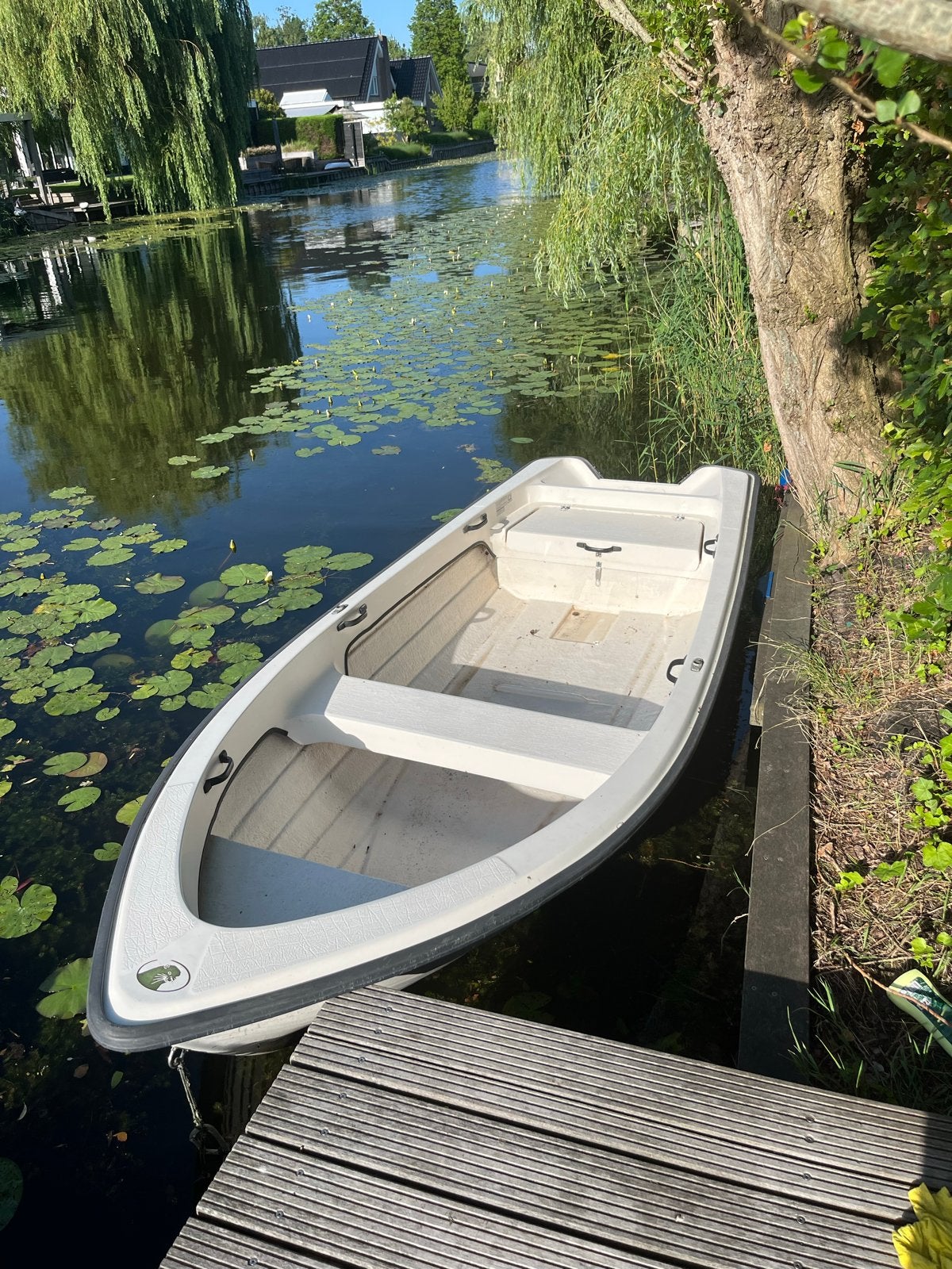 Uttern 4050 met 6pk 2-takt motor en peddels, Watersport en Boten, Ophalen, Gebruikt, Overige typen, Motorboot