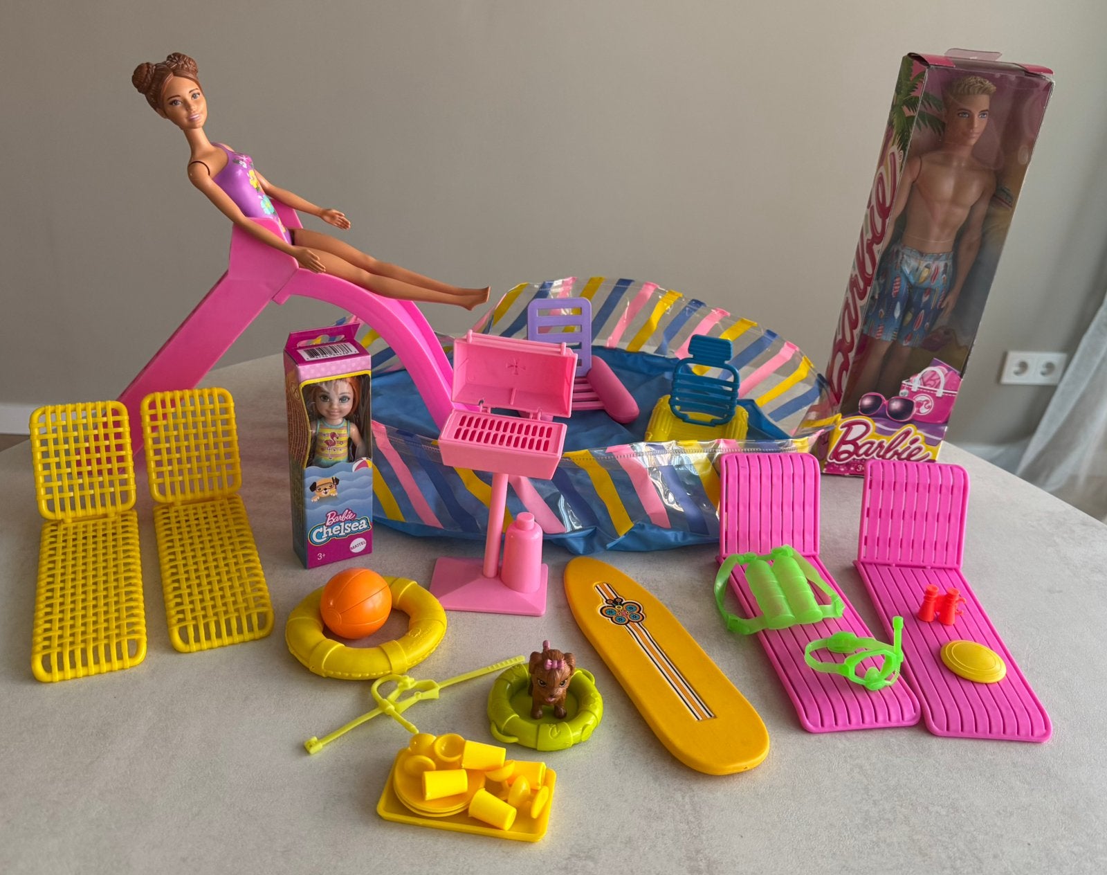 Barbie pool party met Ken ️, Ophalen of Verzenden, Gebruikt, Barbie