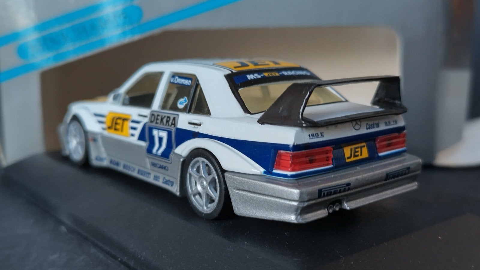 Mercedes Benz 190 Evo 2 DTM Ms Jet Ommen Minichamps Pol, Overige merken, Auto, ., Nieuw