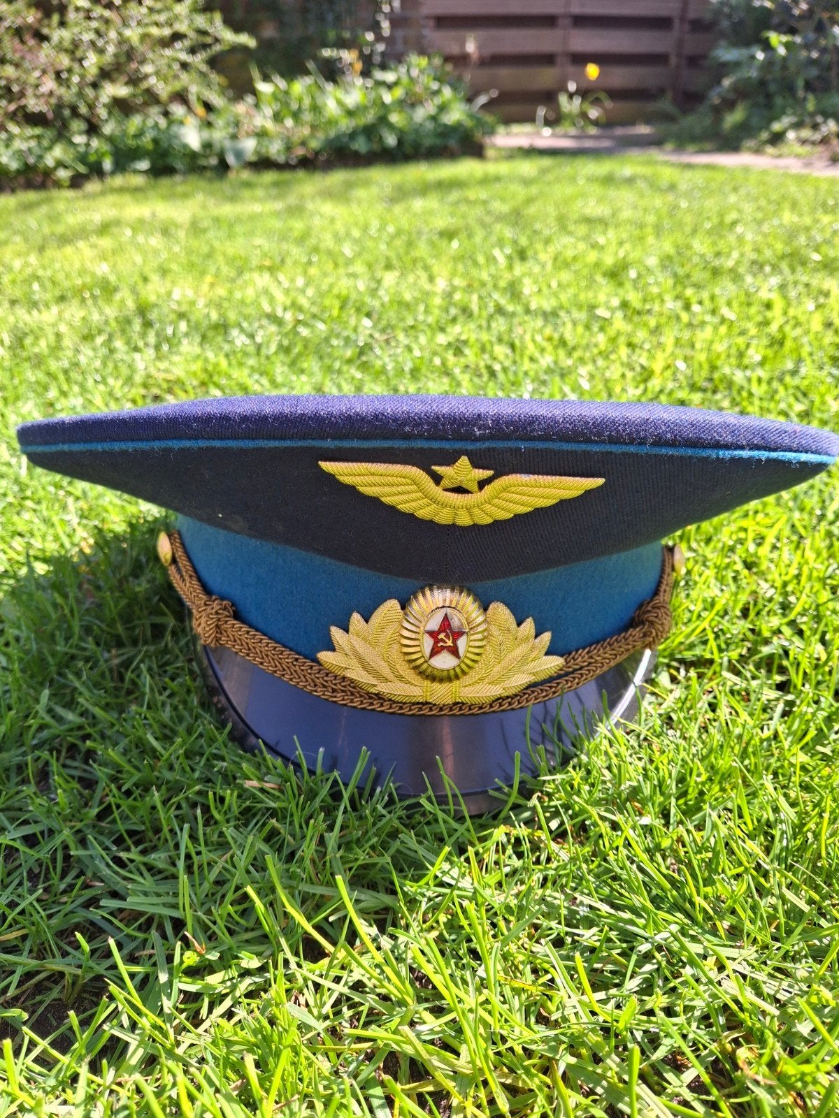 Russische officierspet maat 56 uit 1988 met veldfles ", Ophalen of Verzenden