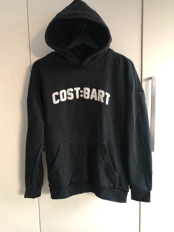 Oversized hoodie zwart wit van Cost:Bar / Shoeby - Maat S, Kleding | Dames, Zwart, Ophalen of Verzenden, Zo goed als nieuw, Shoeby