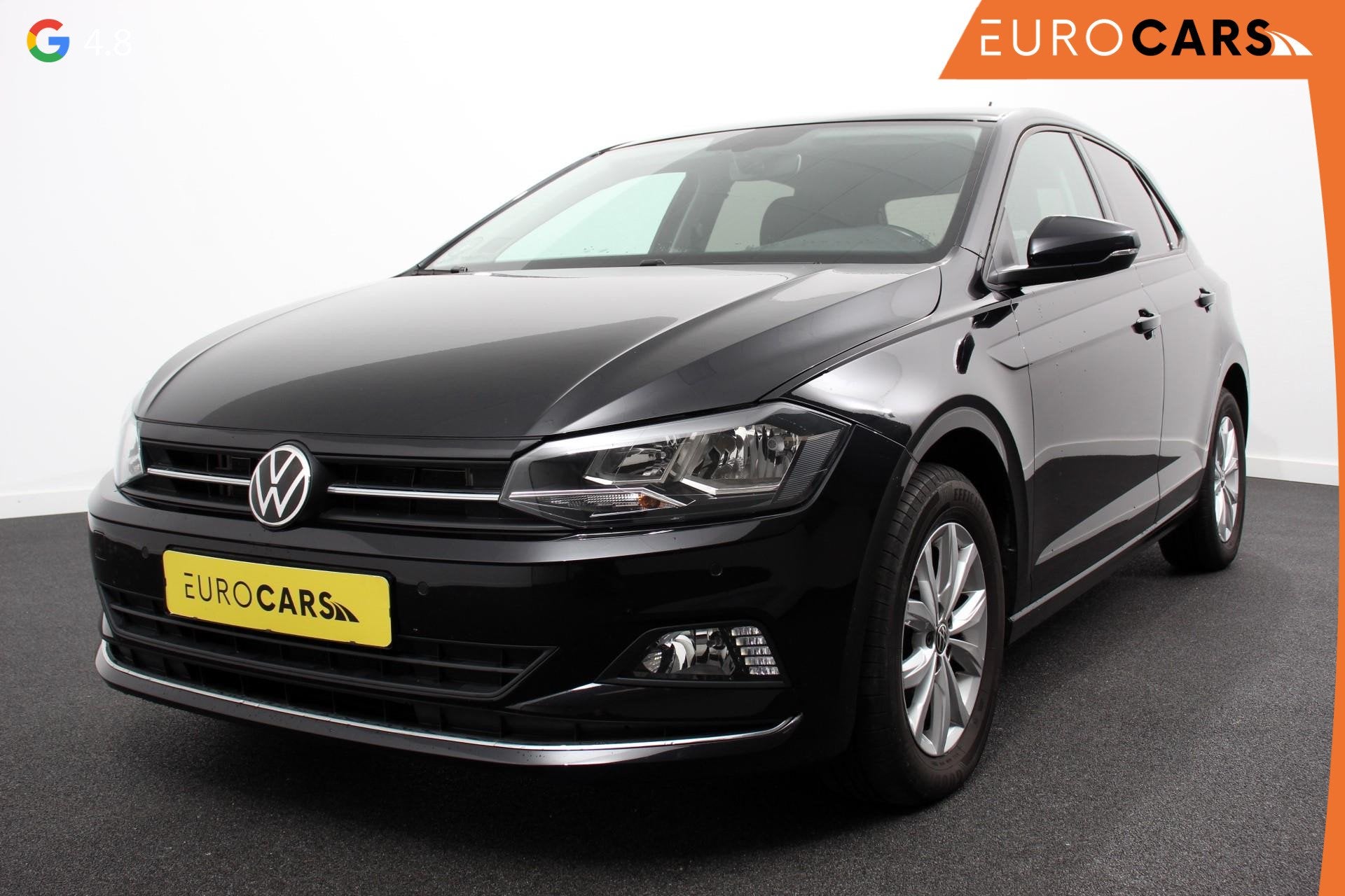 Volkswagen Polo 1.0 TSI 110 pk DSG Highline Navigatie Apple, Auto's, Volkswagen, Stof, Gebruikt, Bedrijf, 600 kg