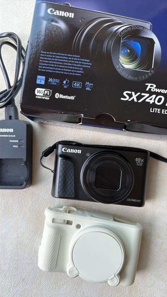 Canon PowerShot SX740 HS Compact Camera Zwart, Audio, Tv en Foto, Fotocamera's Digitaal, Canon, Compact, Ophalen of Verzenden
