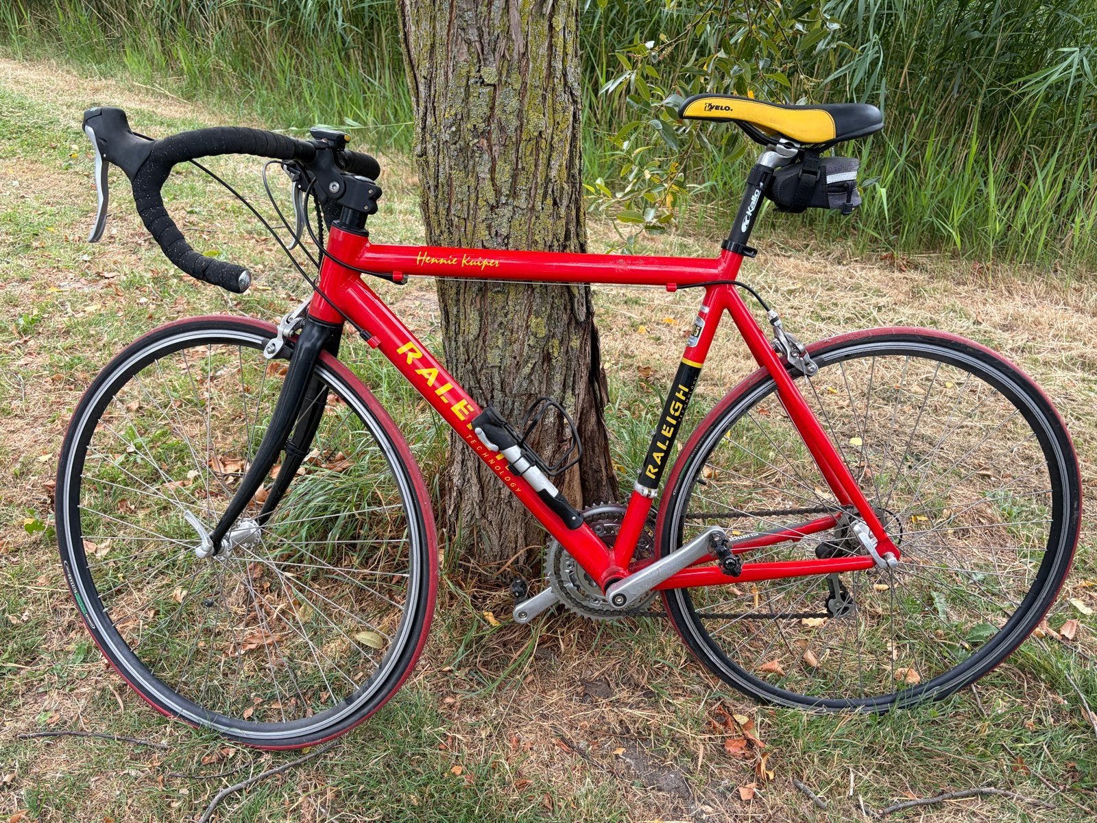 Originele Hennie Kuiper Raleigh Racefiets - Shimano Sora, Overige merken, Velgrem, Aluminium, Ophalen of Verzenden
