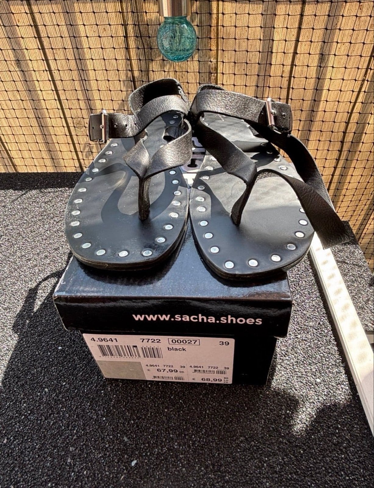 Nieuwe Sacha sandalen, zwart, maat 39, Kleding | Dames, Ophalen of Verzenden, Nieuw, Zwart, Sandalen of Muiltjes