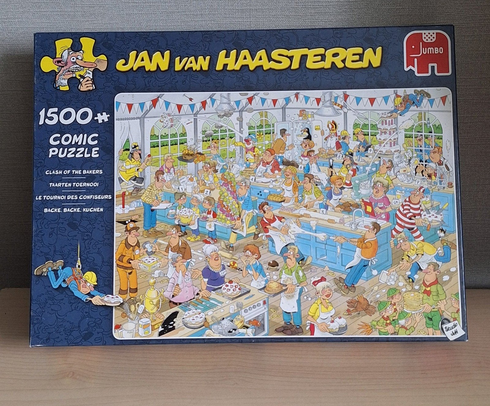 Puzzel JvH Taartentoernooi, Ophalen of Verzenden, 500 t/m 1500 stukjes, Gebruikt