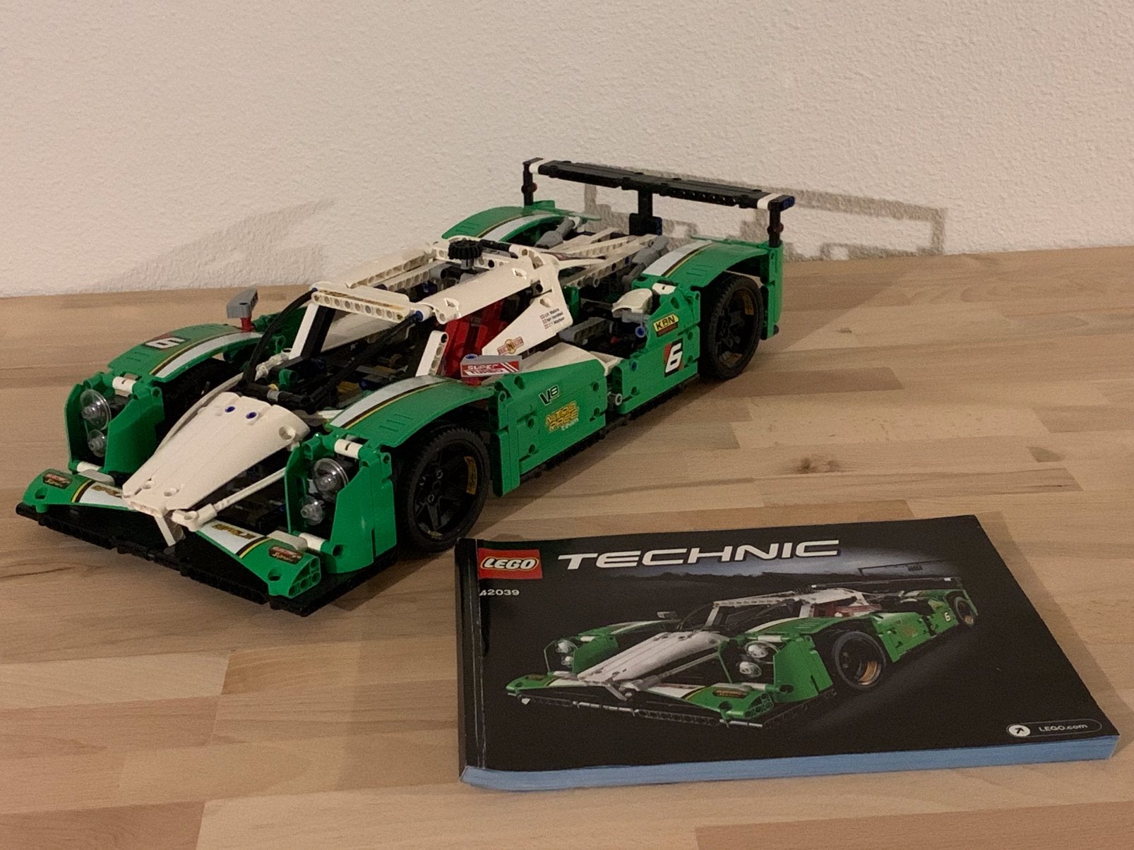 Lego intertoys bon en Lego Technic 42039 Porsche racewagen, Gebruikt, Lego, Ophalen of Verzenden, Technic