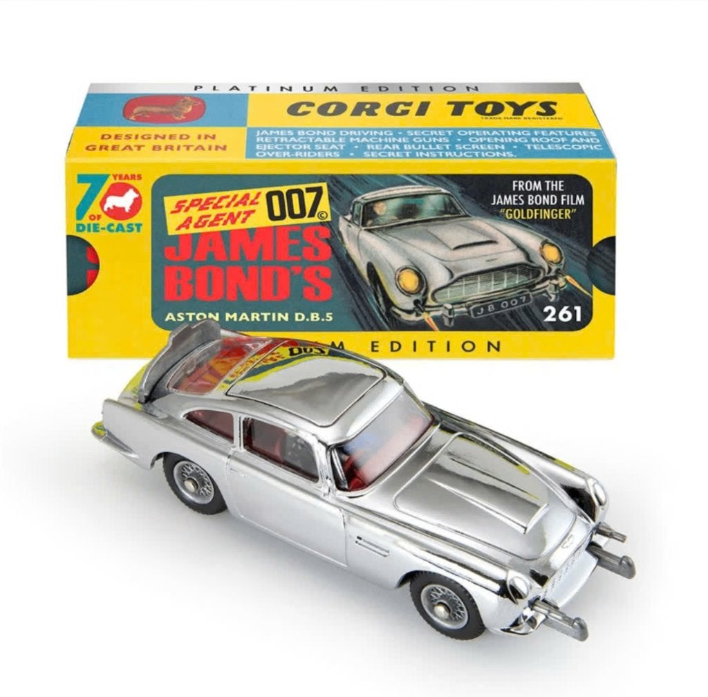 Aston Martin DB5  Platinum James Bond 007 CORGI NEW 1/46 261, Verzenden, Nieuw, Auto, Corgi