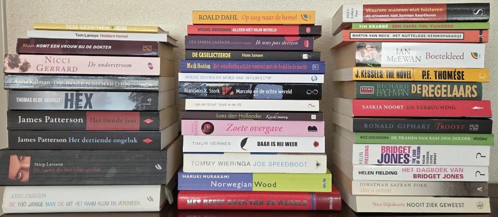 22 diverse boeken, romans, thrillers slechts 2 euro per stuk, Ophalen of Verzenden, Zo goed als nieuw