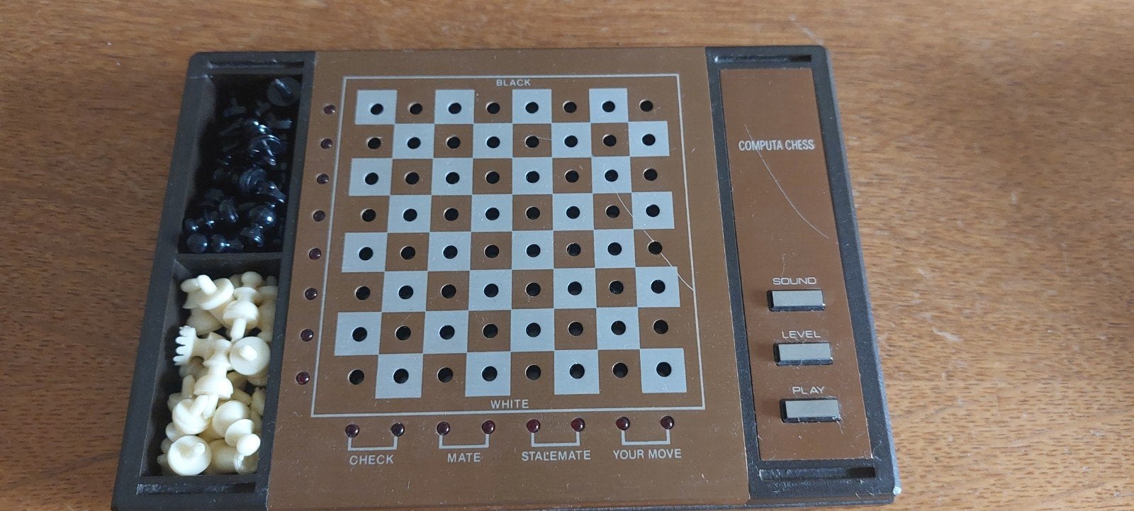 Computa Chess CXG 001 Draagbaar Elektronisch Schaakcomputer., Een of twee spelers, Ophalen of Verzenden, Reisspel, CXG