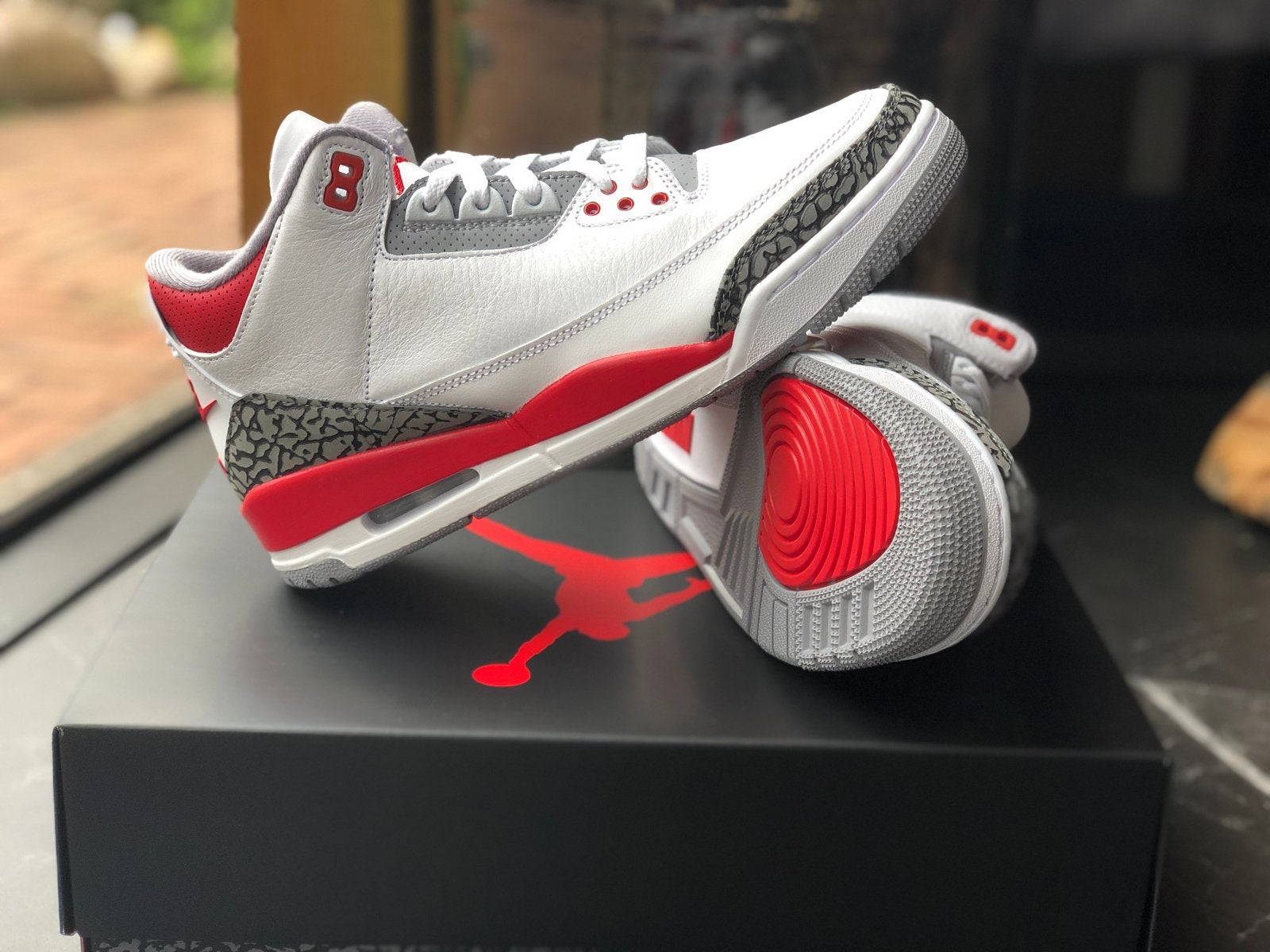 Jordan 3 Fire Red 2022 - Maat 42,5 - Deadstock, Ophalen of Verzenden, Nieuw, Wit, Sneakers of Gympen